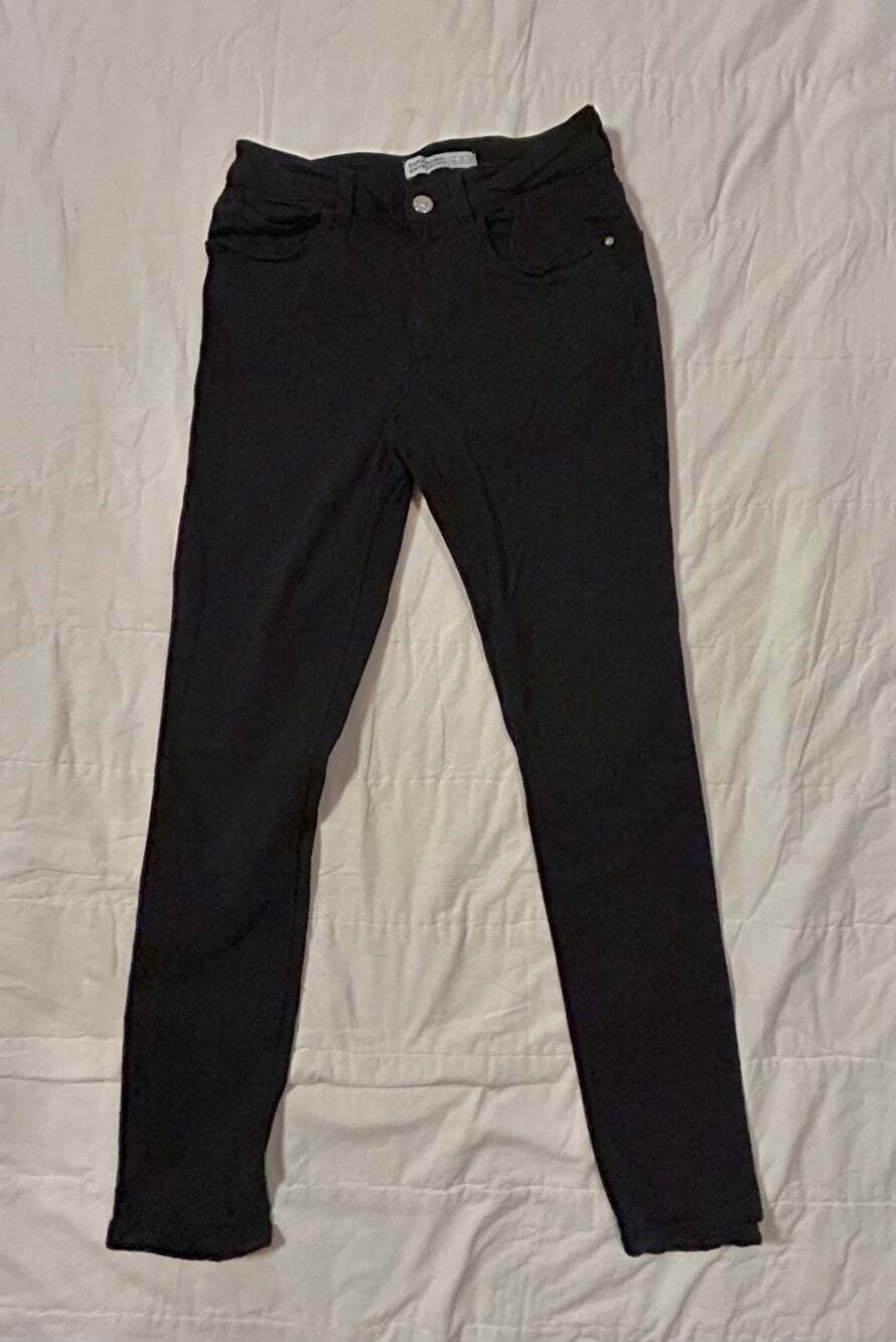 Zara Black Stretch Skinny Jeans Denim Devision Z1975 Size Small women’s